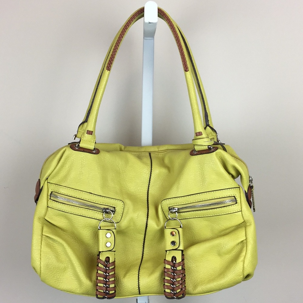 Jessica Simpson Yellow Purse Handbag Shoulder Bag